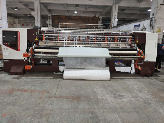 Rangée piquante d'aiguille de pouce 3 de la machine 128 de la meilleure couette de la Multi-aiguille 1400RPM