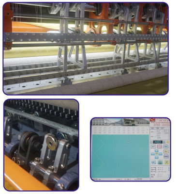 Automatique cousant 2 rangées machine piquante industrielle de 94 pouces
