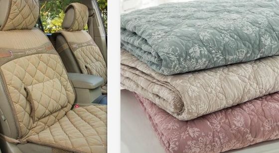 Équipement de couette à aiguilles multiples de 128 pouces pour les produits de literie à une vitesse de 1400 tr / min