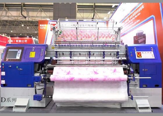 Machine à coudre et à coller des couettes en tissu à aiguilles multiples