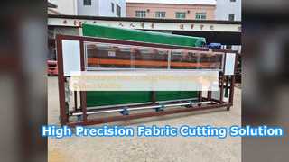 Solution de coupe de haute précision de coupeur de tissu matelassé par 320 cm